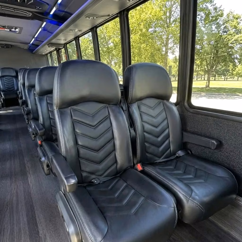 pine bluff 28 passenger minibus seating