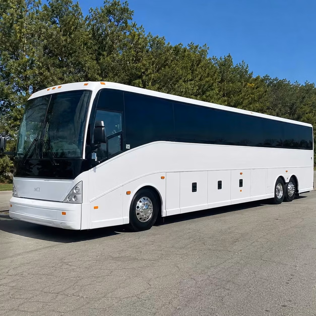 pine bluff 56 passenger charter bus rental