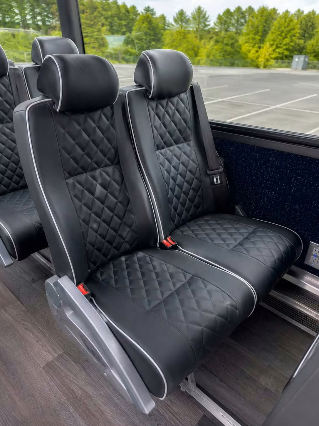 pine bluff charter bus reclining seats