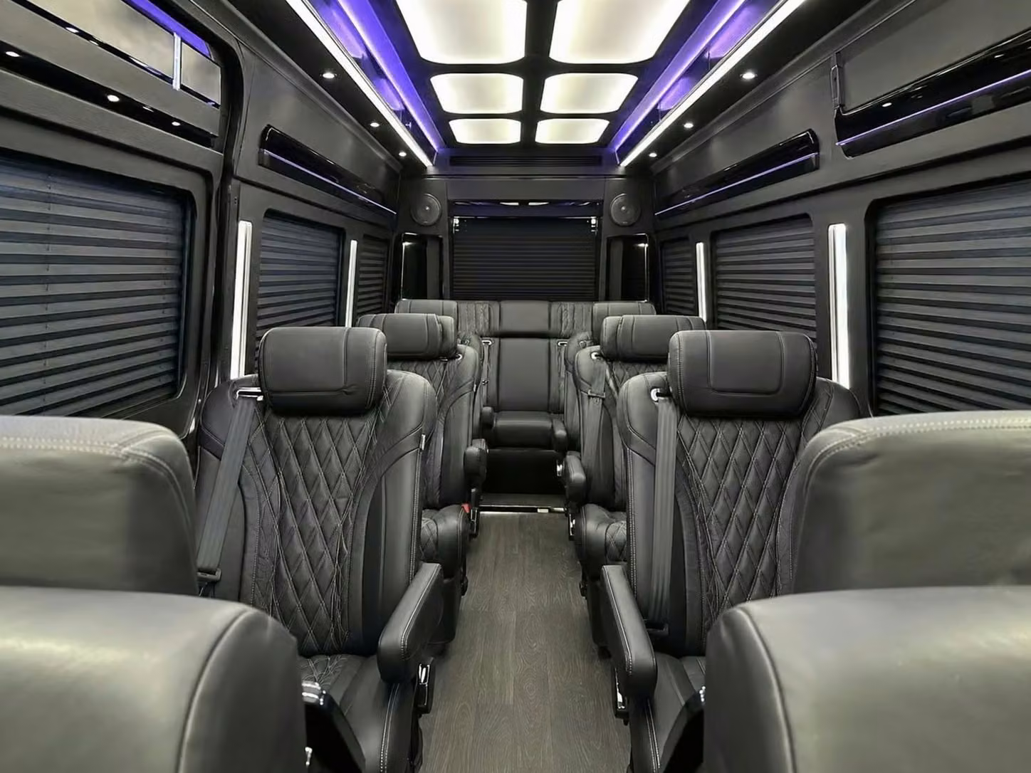 pine bluff sprinter van rental with driver reclining seats