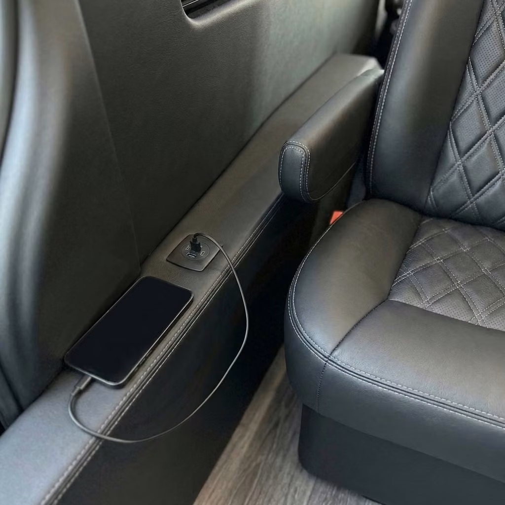 pine bluff sprinter van rental with driver usb charging