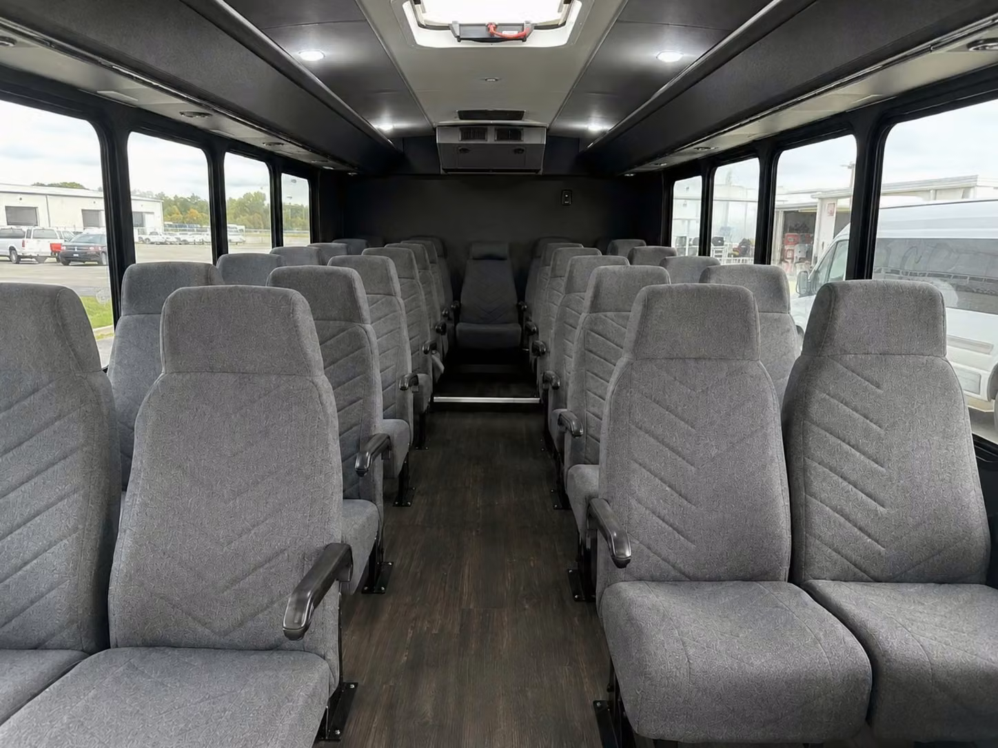 15 passenger minibus interior