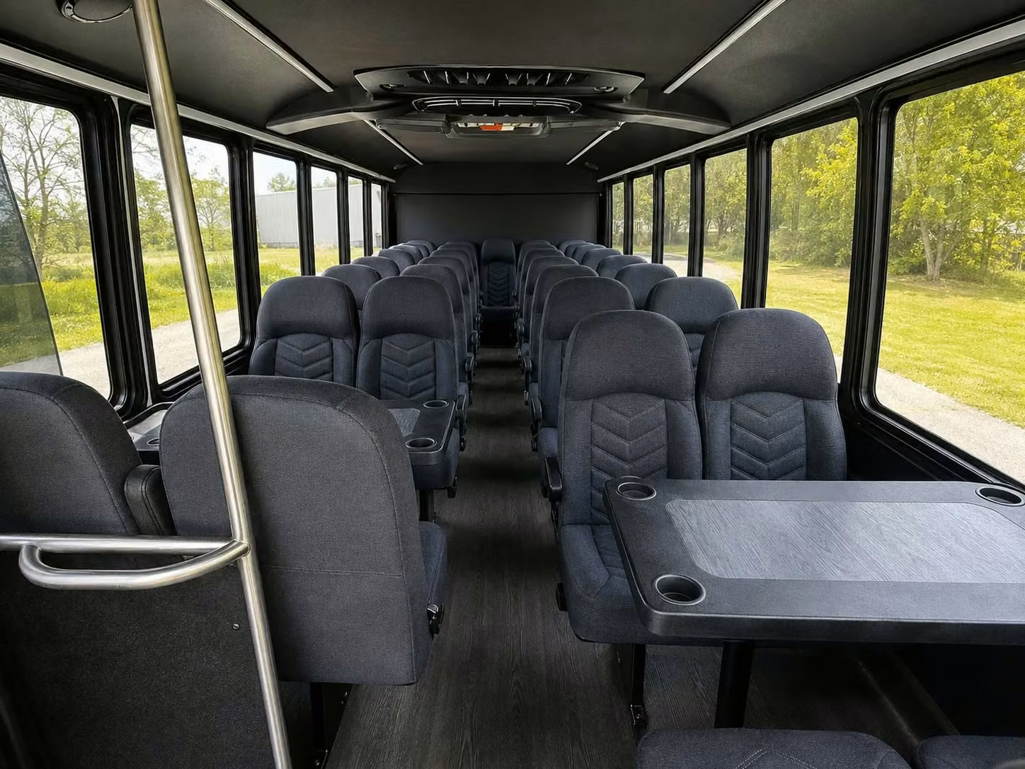 25 passenger minibus inside