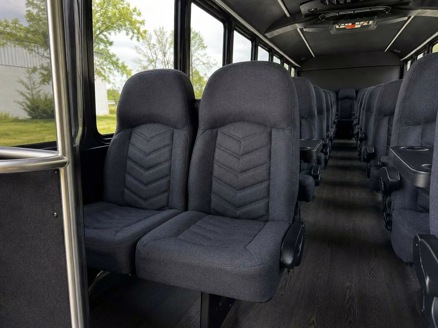 25 passenger minibus interior